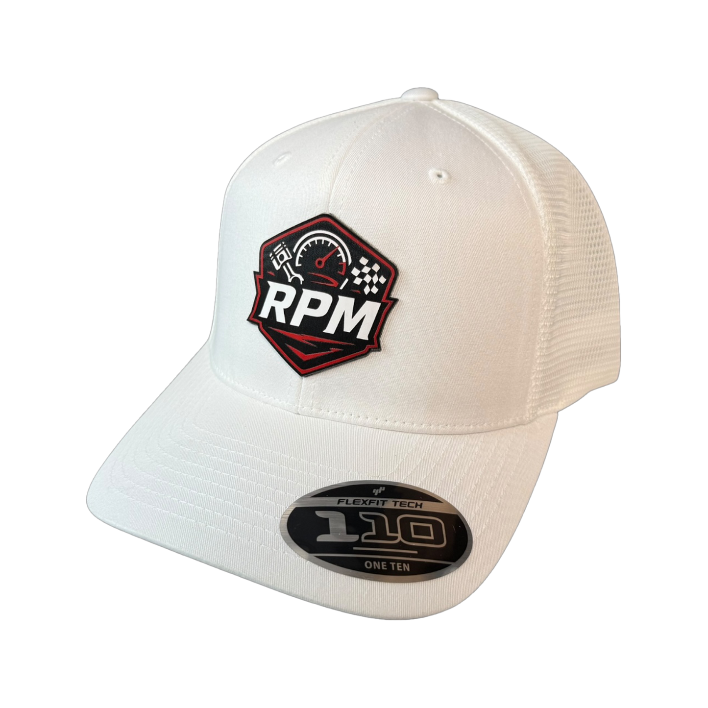 Dr. Parker's RPM White Flexfit Hat