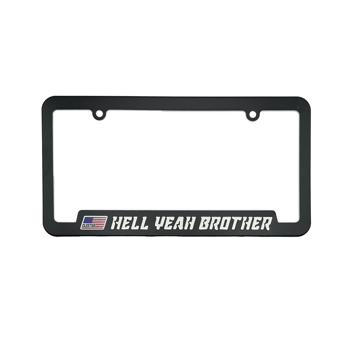 Cleetus License Plate Frame-Black