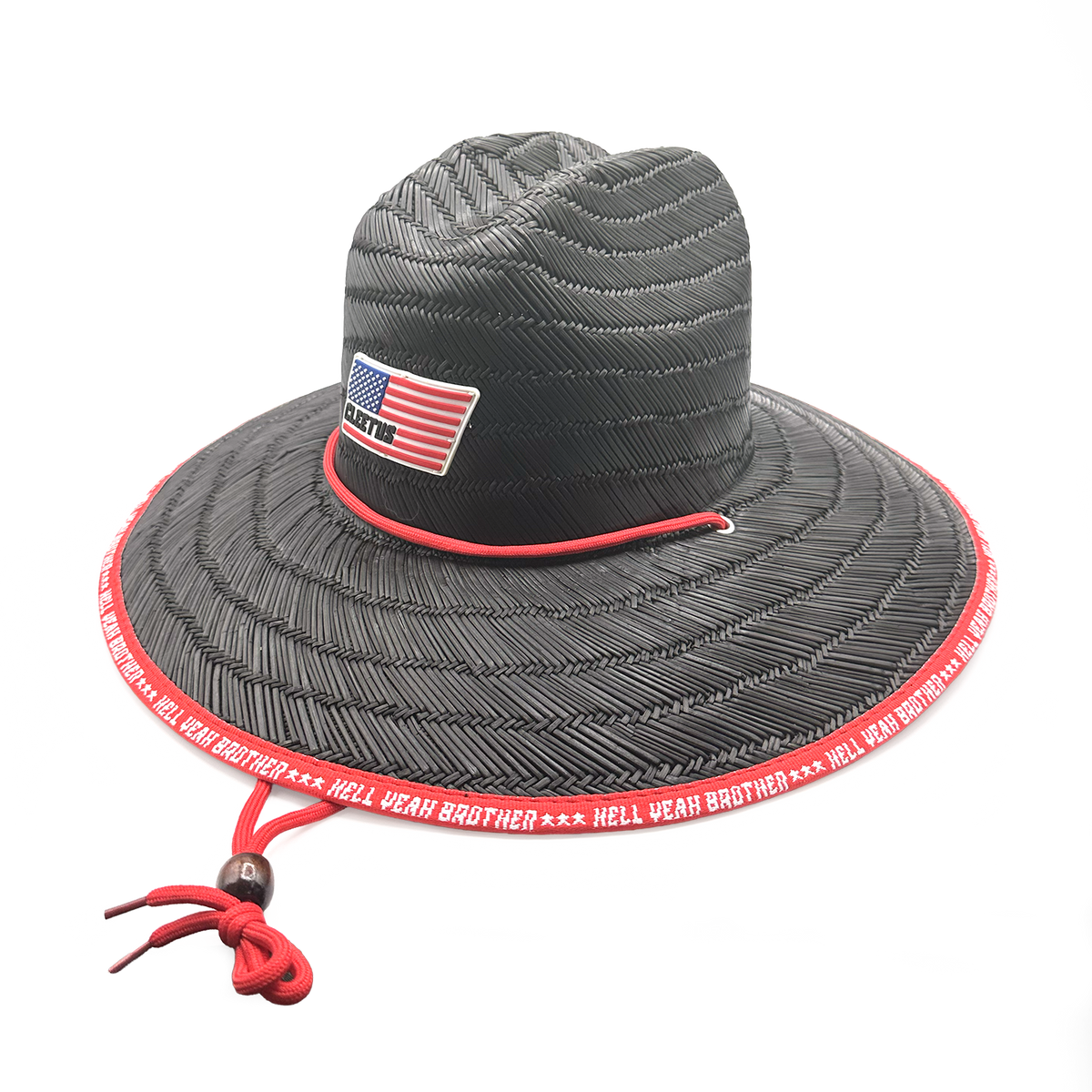 Cleetus Black Straw Hats - Black