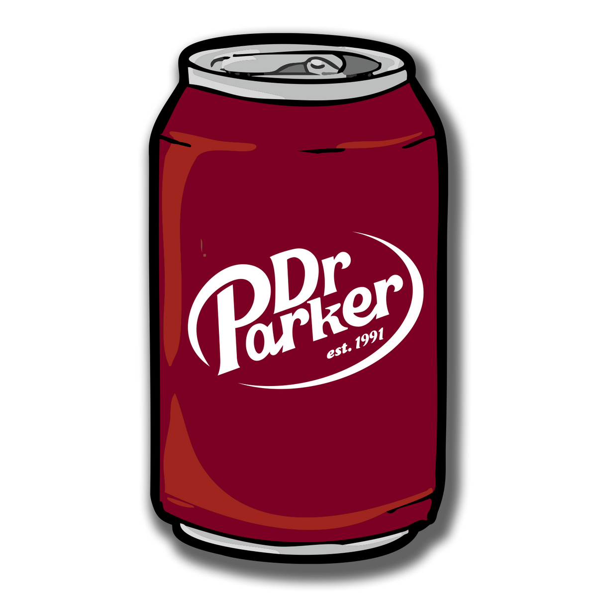 Parker's Soda Can Sticker
