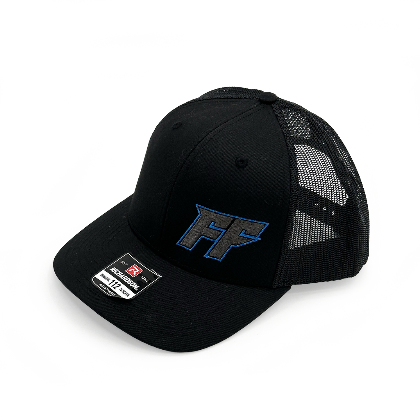 Freedom Factory Black Hat (2 options blue trim or red trim)