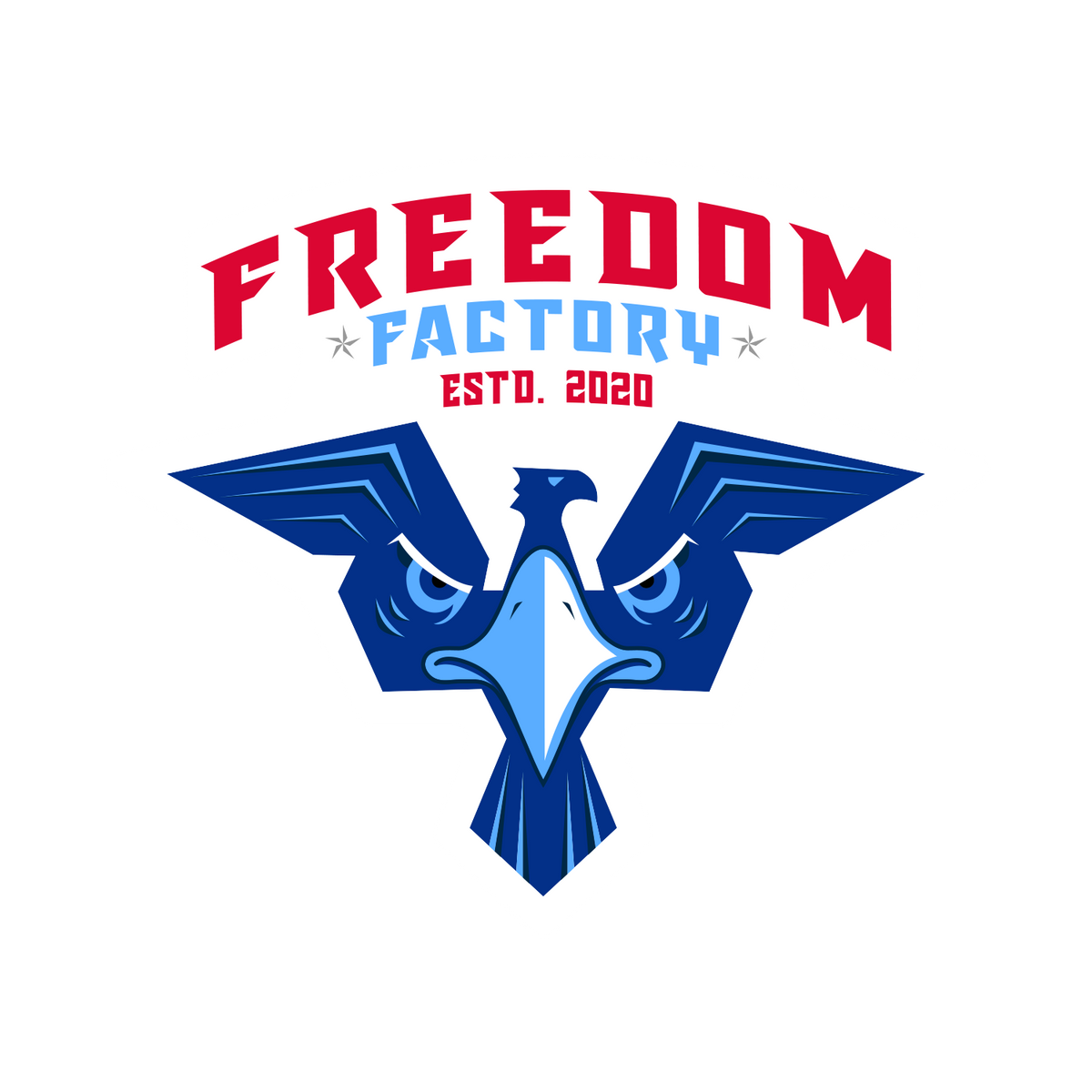 Freedom Factory Est. Eagle Sticker