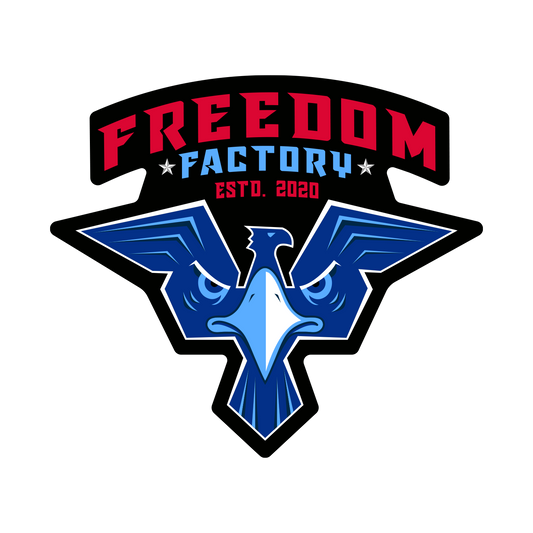 Freedom Factory Est. Eagle Sticker