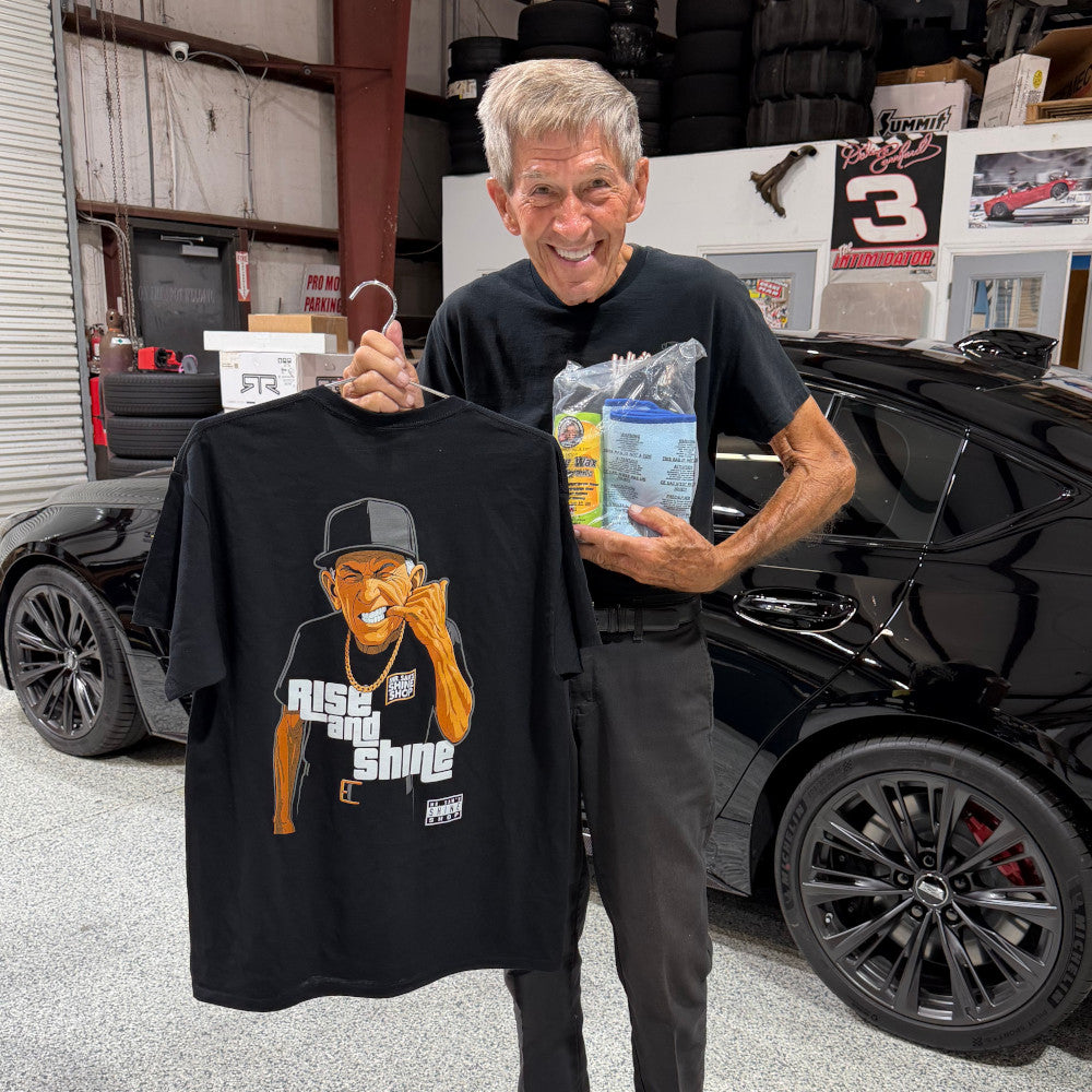Mr. Sam's Rise and Shine Shirt and Spray Wax Bundle