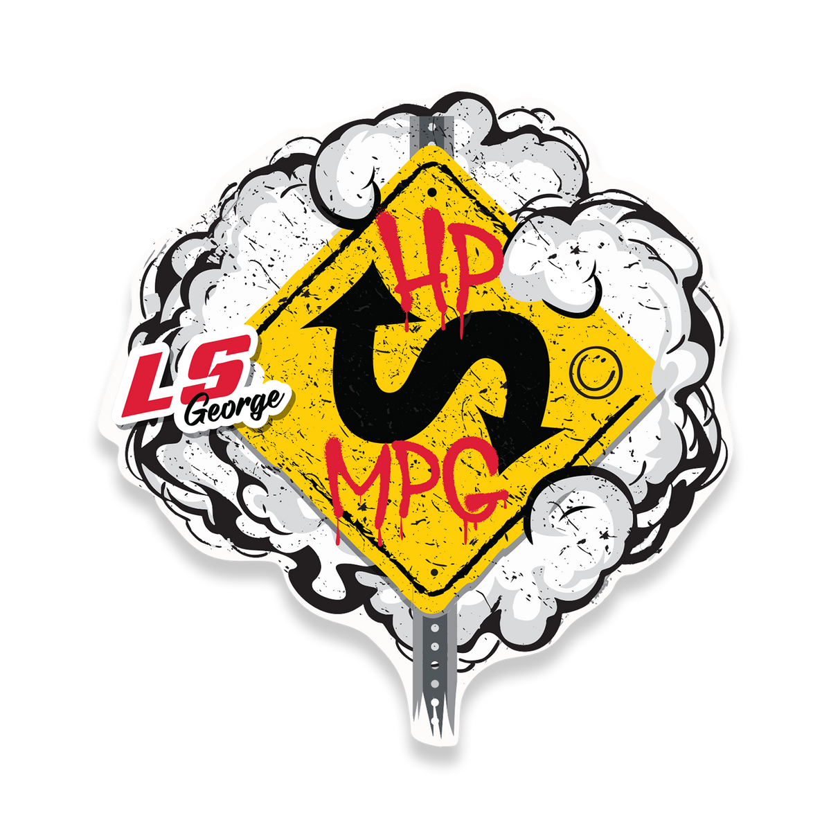 LS George HP↑ MPG↓ Air Freshener