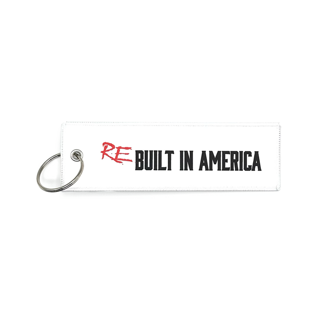 Parker's Re-Built in America Key Tag