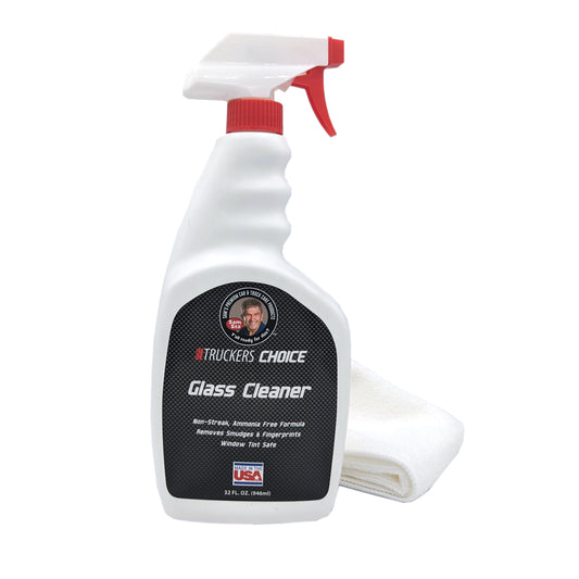 Truckers Choice Glass Cleaner with Microfiber
