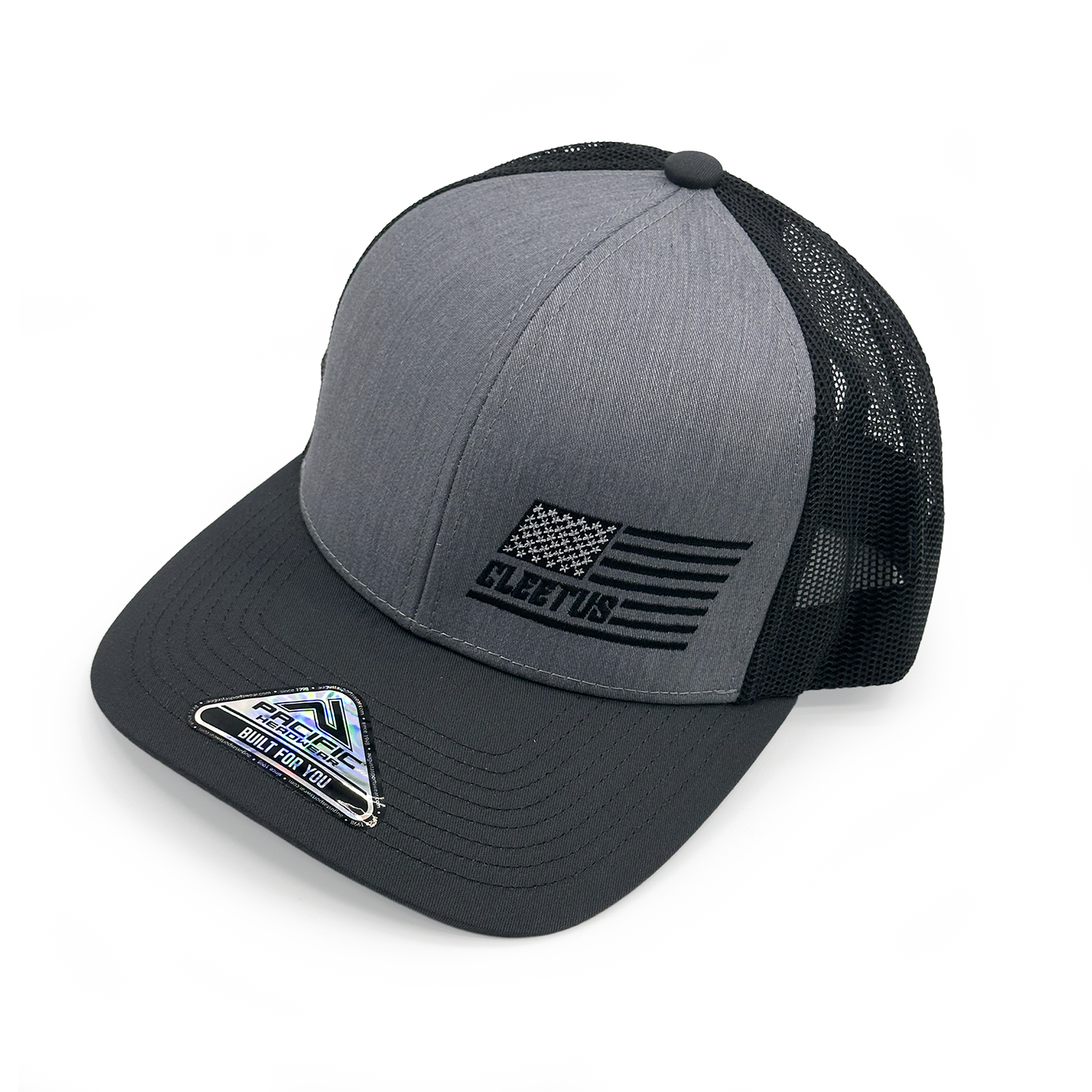 Black and Gray Machine Cleetus Hat
