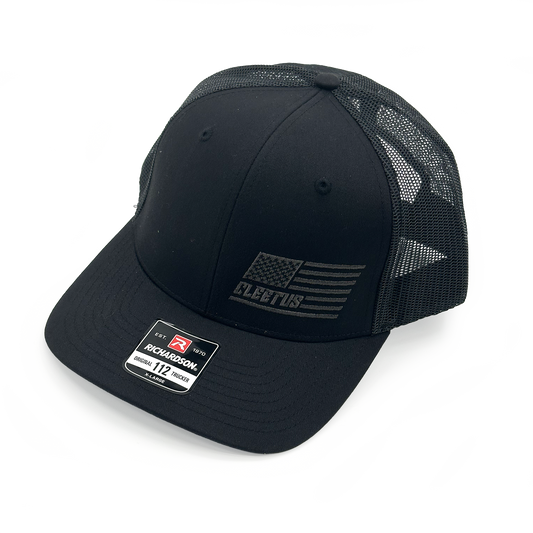 Cleetus Machine Flag Asphalt Snapback