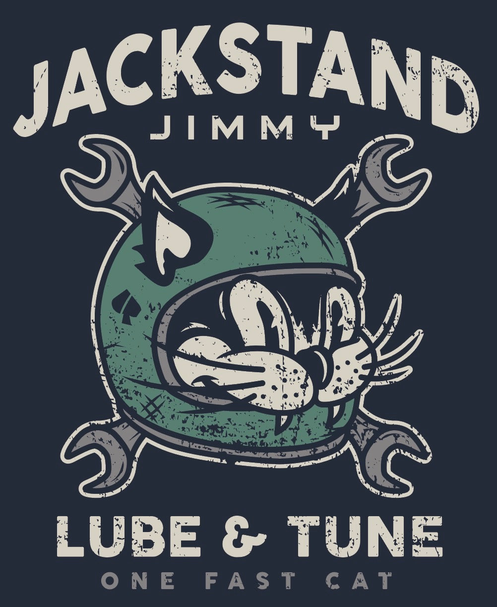 Jackstand Jimmy Retro Helmet Shirt