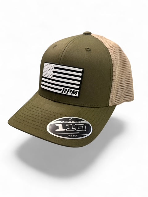 Parker's RPM Flag Patch Hats (5 options)