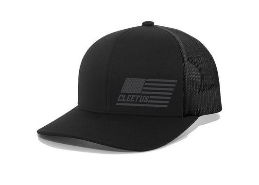 Cleetus Machine Flag Asphalt Snapback