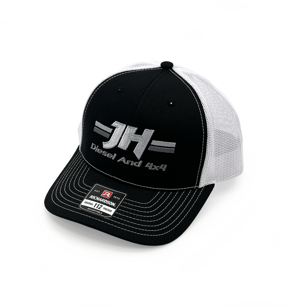JH's Diesel Grey Front Logo Snapback Hat