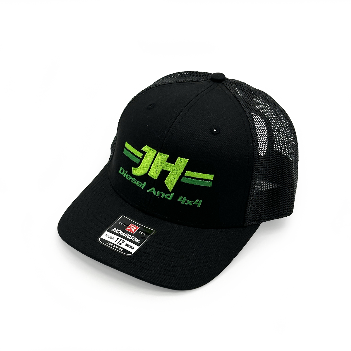 JH's Diesel Green Front Logo Snapback Hat