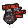 JH's Diesel Red Lines Sticker