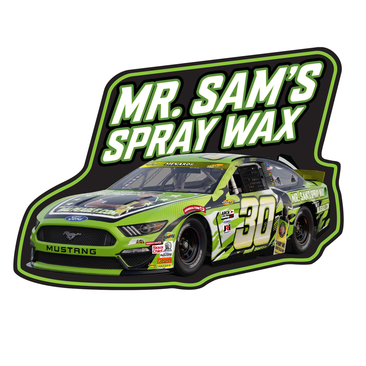 Mr. Sam's Spray Wax - Sticker
