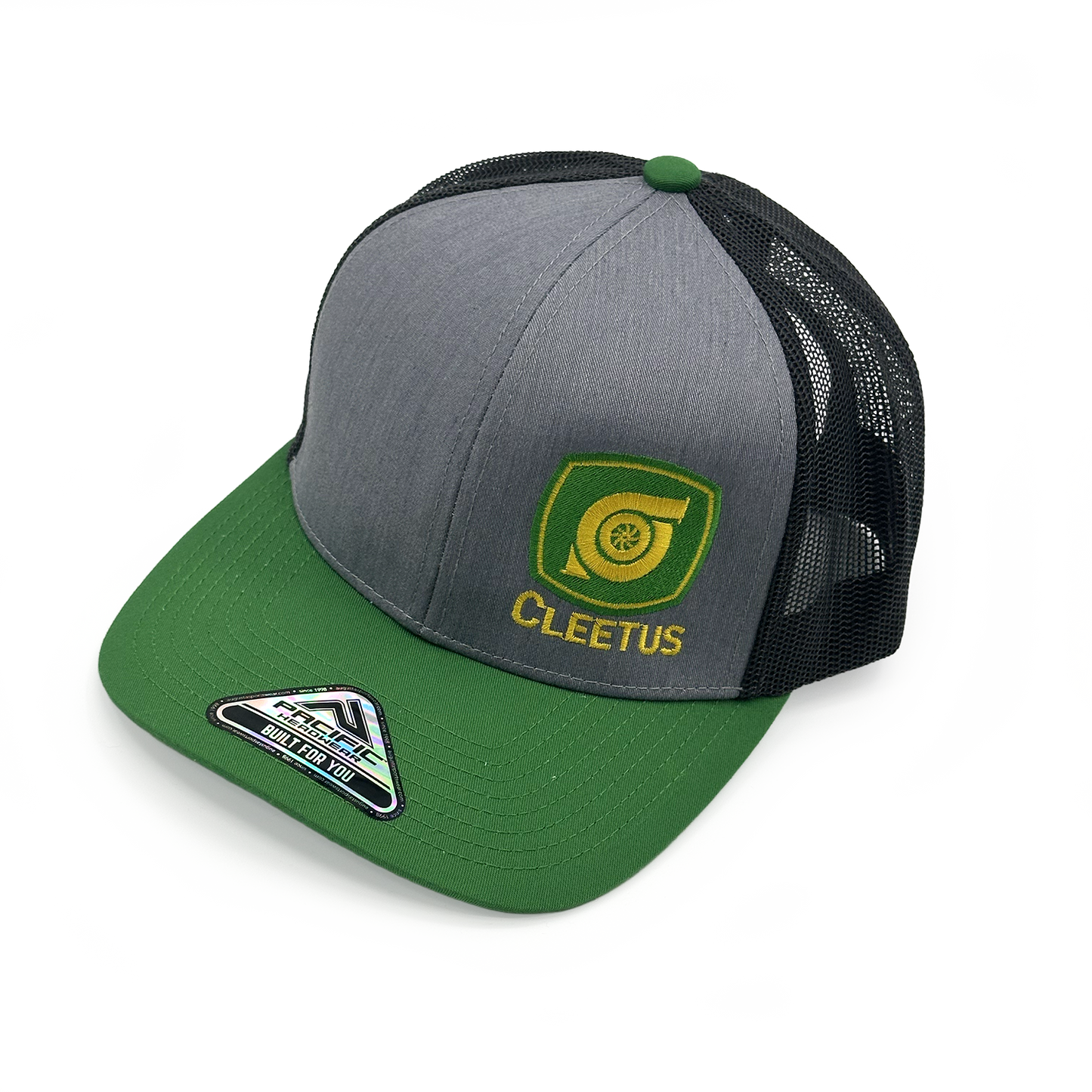 Cleetus Green and Yellow Turbo Snapback