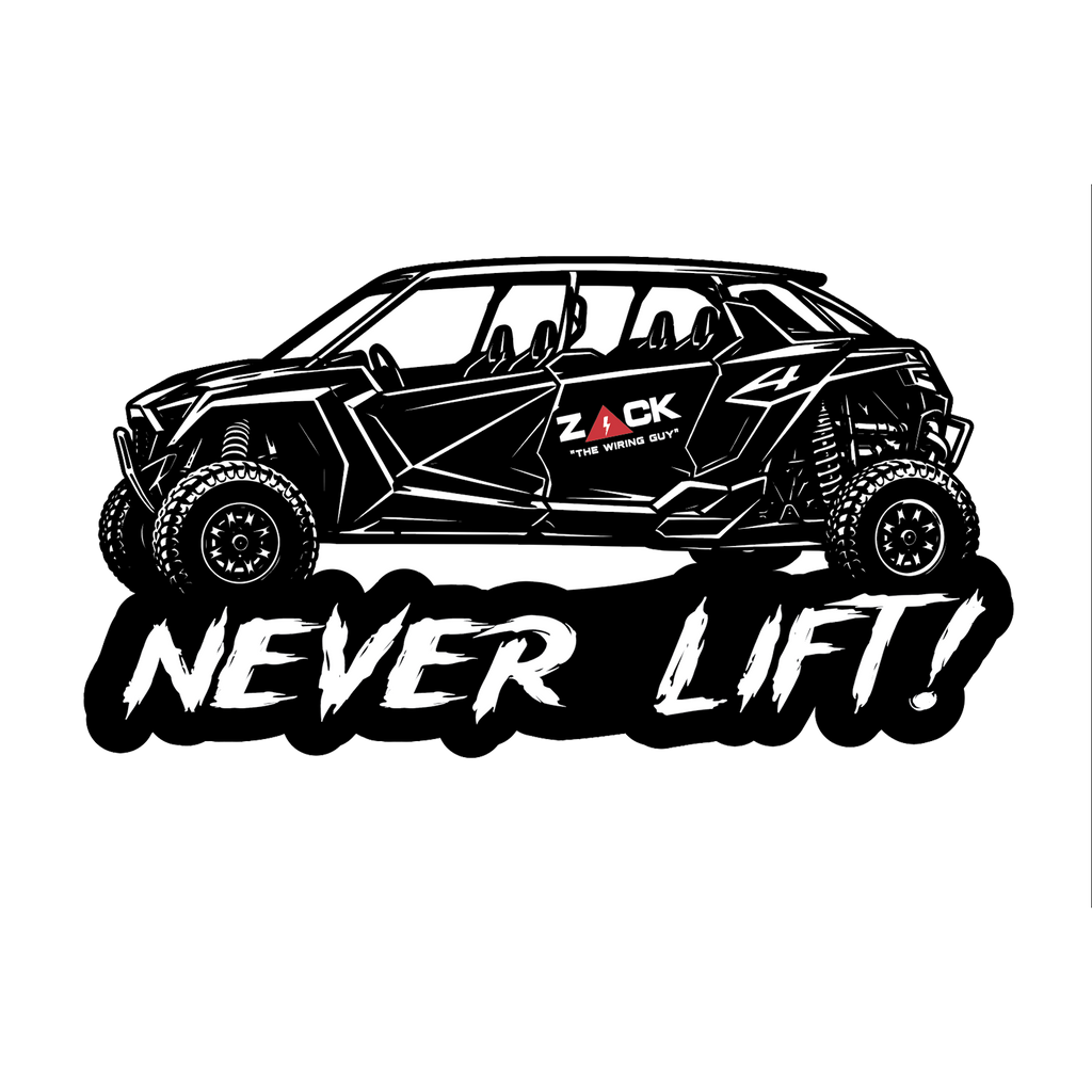 Zack-Never Lift-Sticker