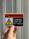 Warning Label Sticker